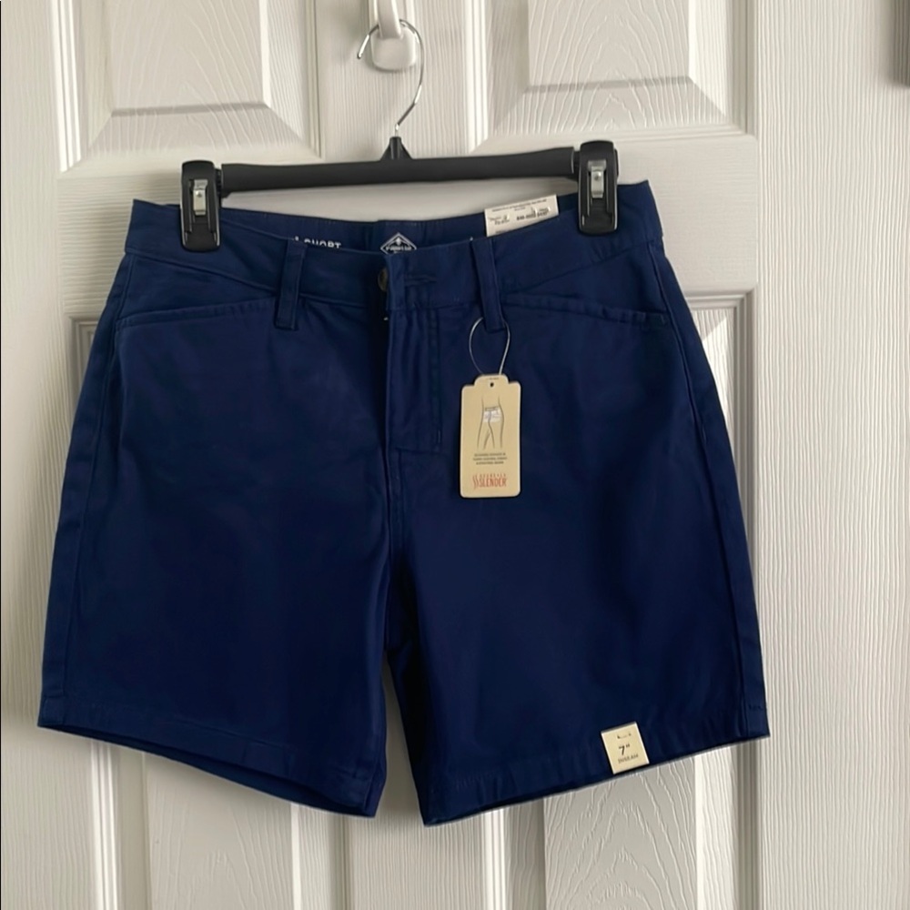Royal blue shorts, 7” inseam. New.